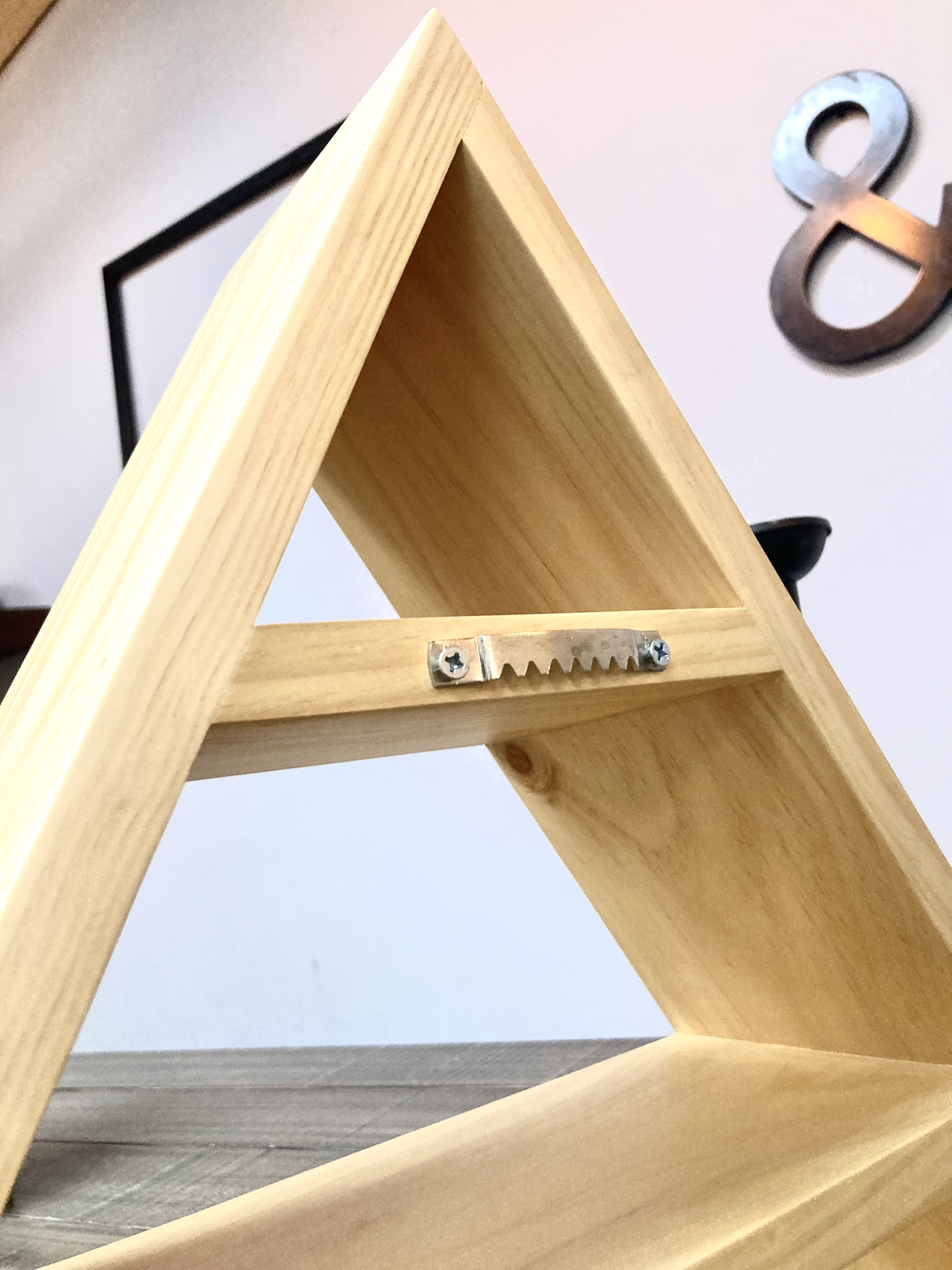 Repisa Triangulo madera solida